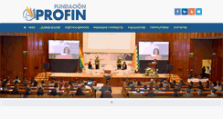 Desktop Screenshot of fundacion-profin.org